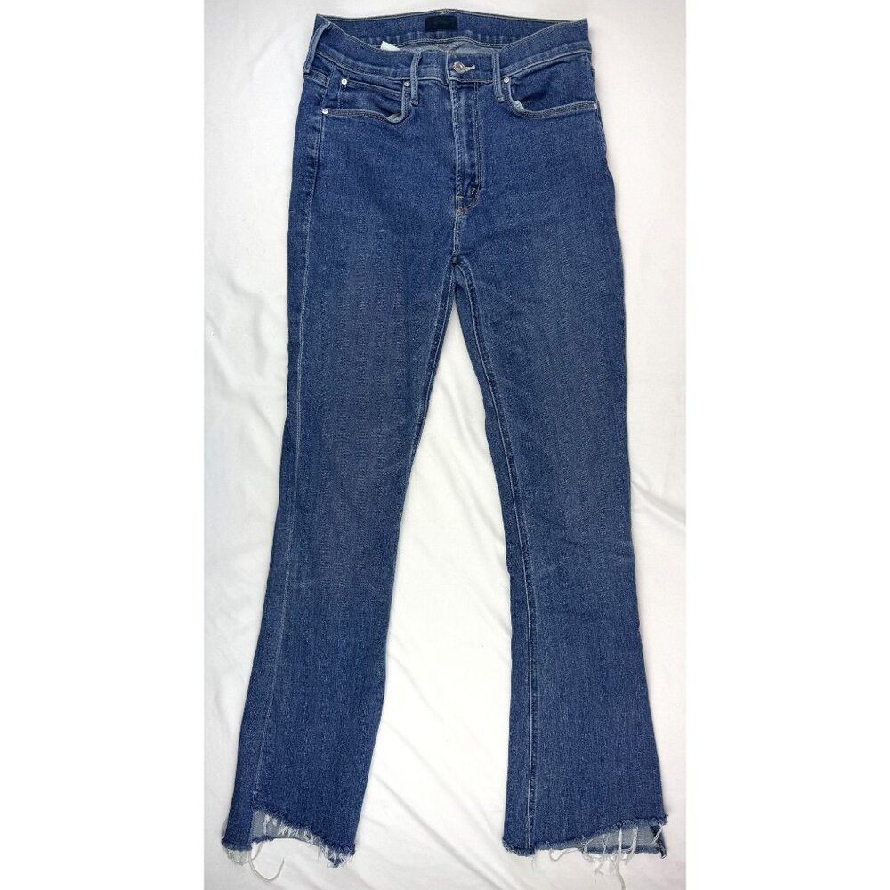 MOTHER Women's The Runaway Step Fray Jeans Size 27 Full length Made In USA